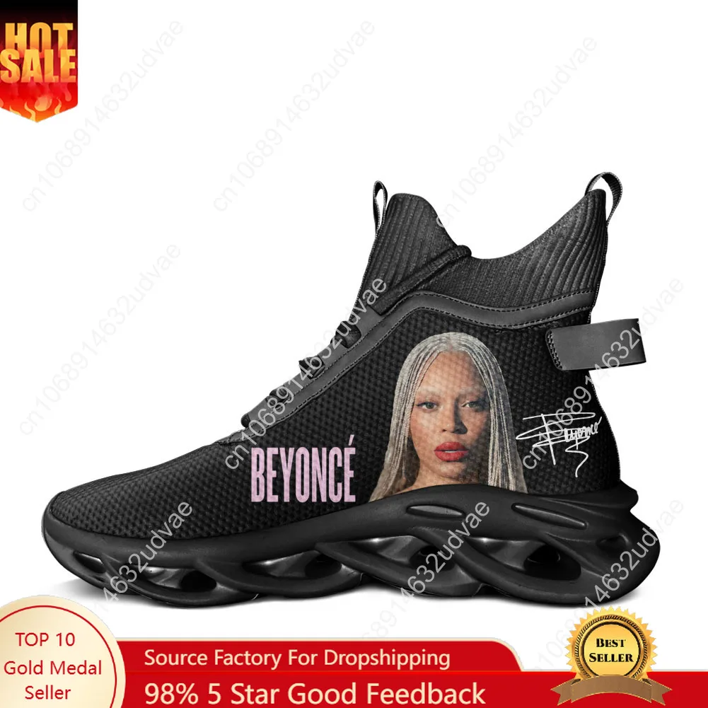

Beyoncé High Top Flats Sneakers Mens Womens Sports Running Shoes High Quality Sneaker Lace Up Mesh Footwear Custom Made Shoe