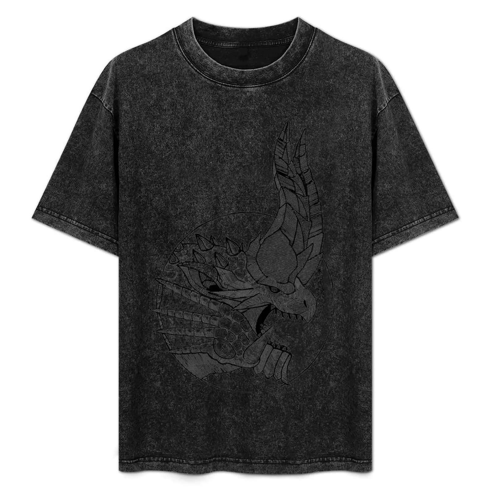 Shagaru Magala - Camiseta Monster Hunter de talla grande y peso ligero