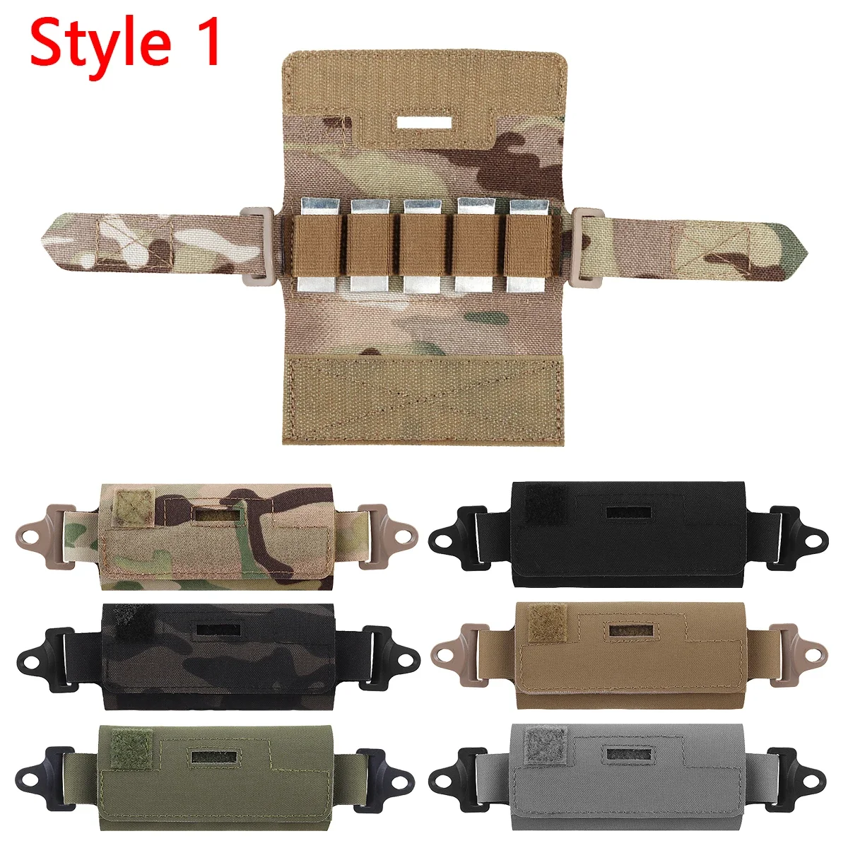 Tactical Helmet Balance Counter Weight Bag Battery Pouch Hunting FAST Helmet Weights System Cycling Helmet Counterweight Bag