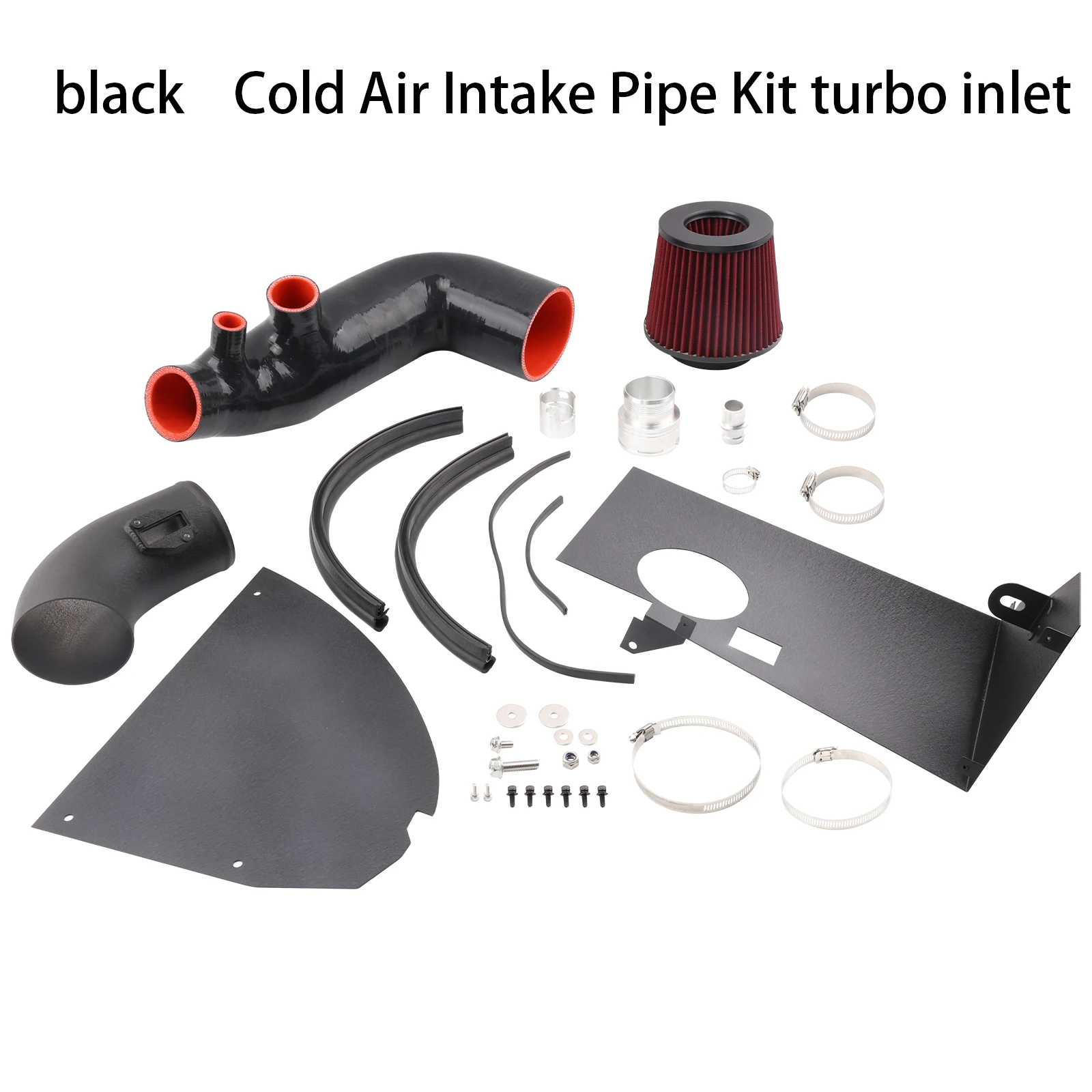 Zwart Koude Luchtinlaat Kit Voor 2019-2022 BMW 320I 330I G20 G21 2.0L L4 B48 Motor Turbo inlaatleiding