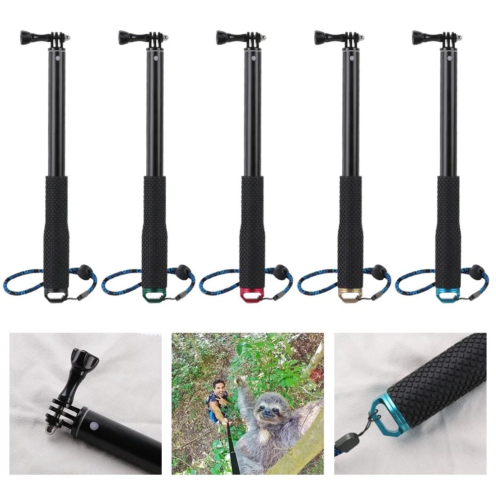 

19 Inch Selfie Stick Diving Monopod for GoPro Hero 6 5 7 8 9 10 Black Tripod Session Action Camera Selfie Stick for Go Pro New