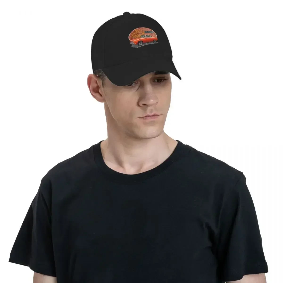 1969 plymouth roadrunner 383 orange Baseball Cap Gentleman Hat Beach Uv Protection Solar Hat Women Men's view 4