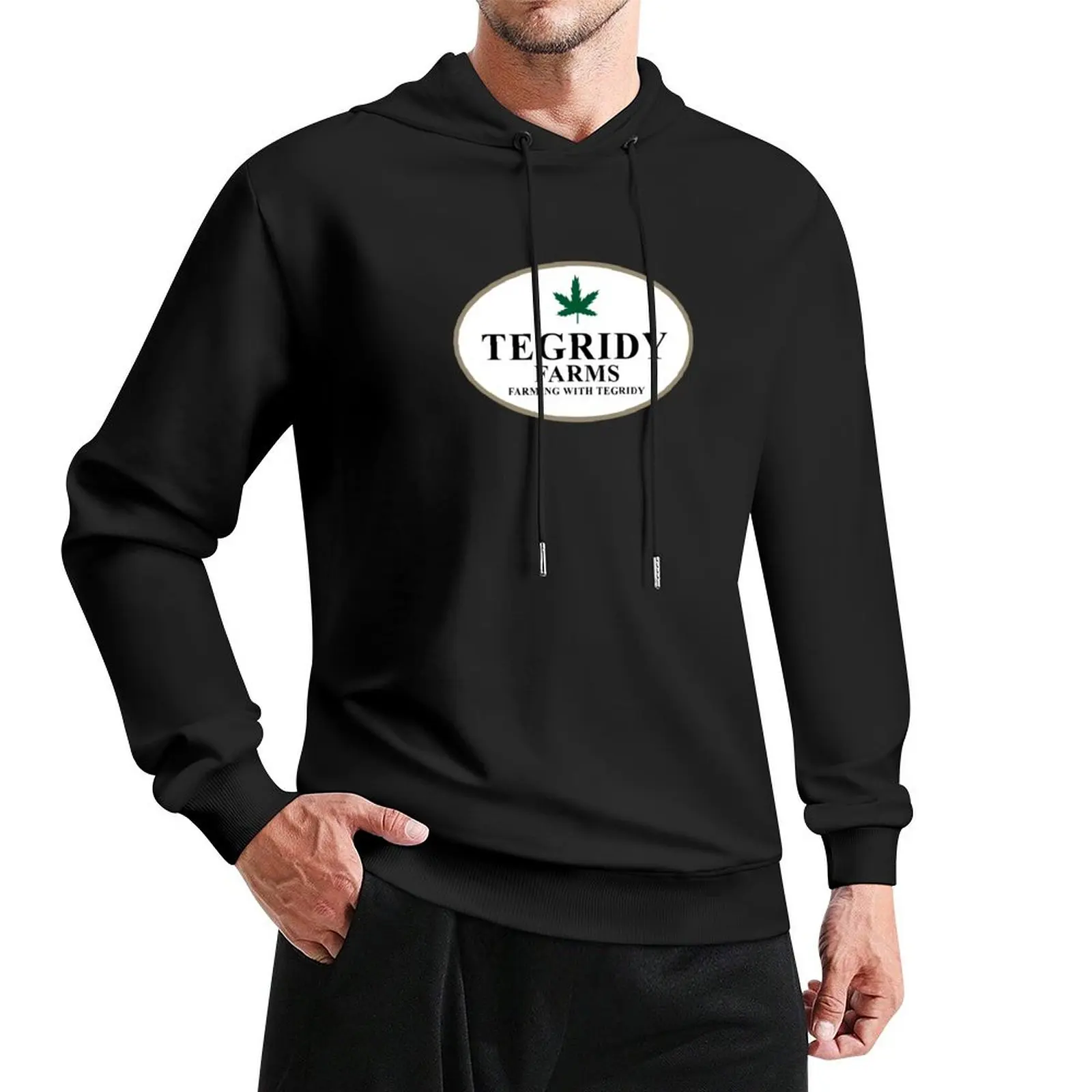 Tegridy Farms Pullover Hoodie men's sweat-shirt mens clothing men's clothing hoody