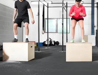 مصنع الجملة أفضل نوعية أجهزة لياقة بدنية 3 في 1 صندوق القفز اللياقة البدنية الخشبي لممارسة الرياضة