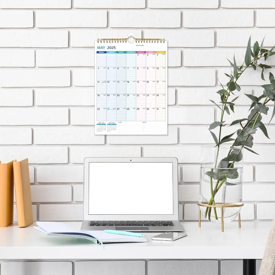 تقويم الحائط 20252026 مايو 2025 ديسمبر 2026 20 التقويم الشهري 20252026 للجدار 8.5 × 11 في 2025 تقويم صغير كتل مسطرة ثي #2