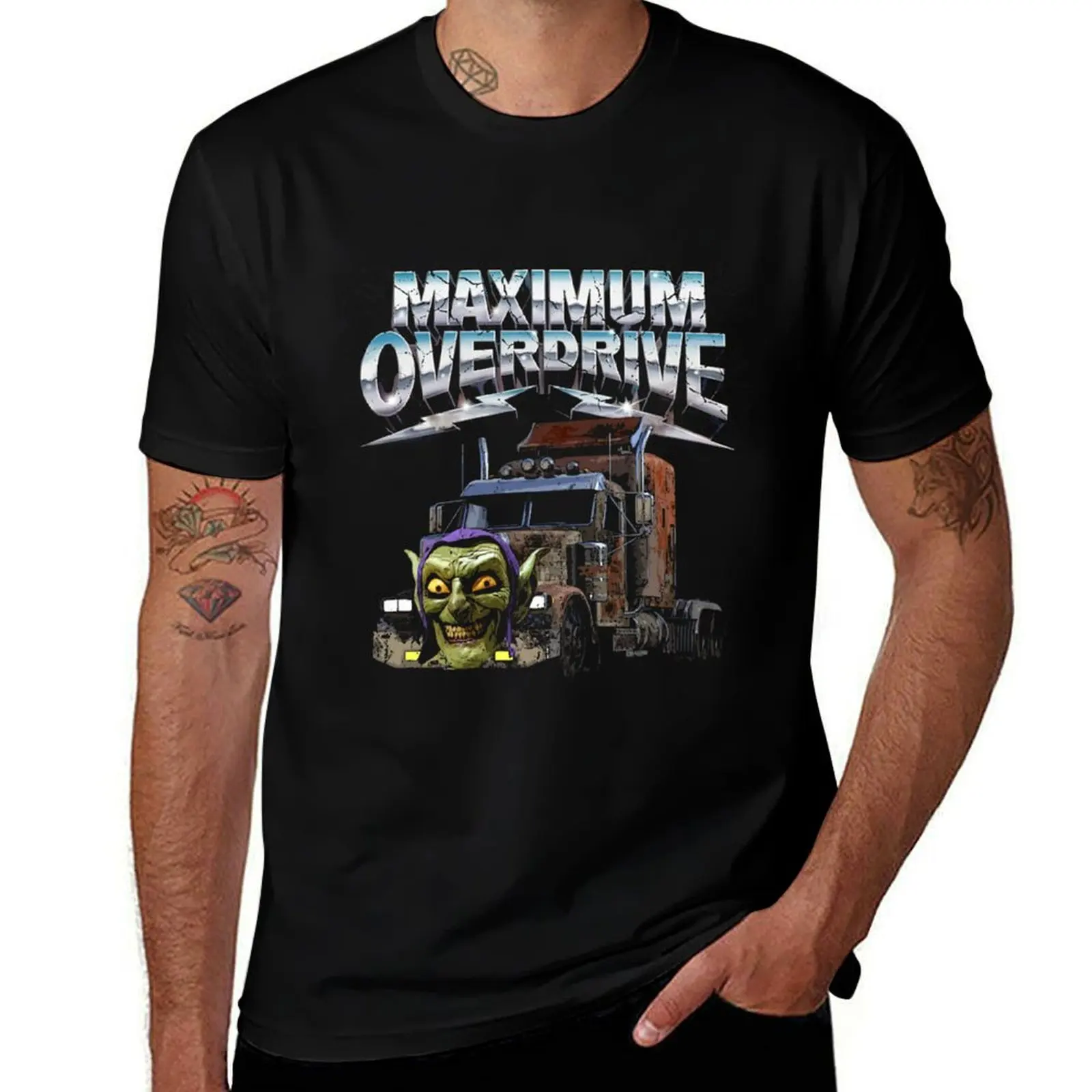 

Maximum Overdrive T-Shirt man clothes Luxury man graphics oversized t shirt men