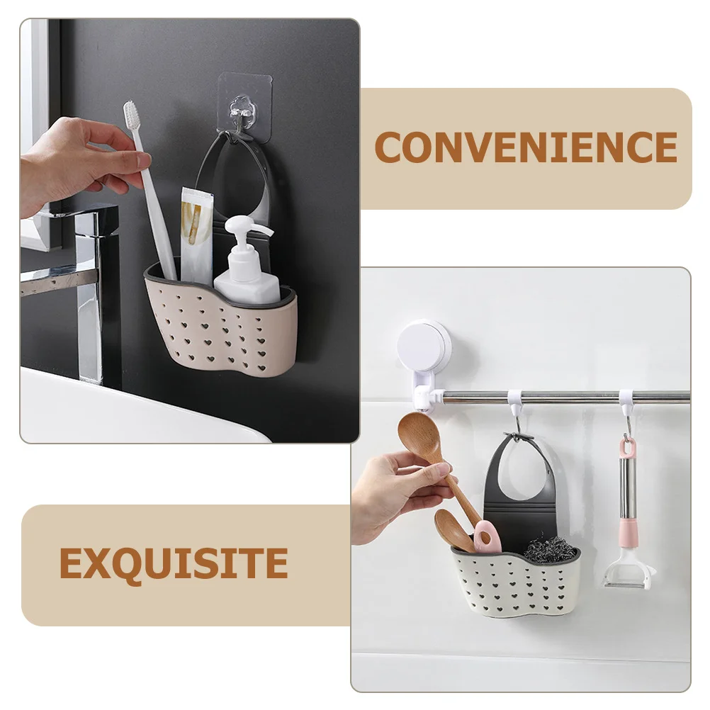 

3 шт., подвесная сливная корзина для раковины, двухслойный кухонный органайзер для хранения, регулируемый кран, подвесная корзина, сливная полка для раковины, кухня