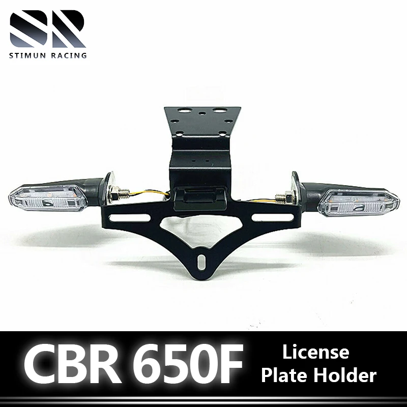 

For HONDA CB CBR 650F Motorcycle Accessories License Vehicle Numbe Plate Holder Frame Door Cover Tail Tidy Fender Eliminator