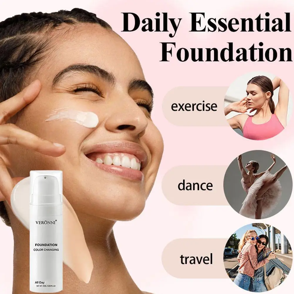 Base líquida branca, clareamento e brilho da cor da pele, base facial para palco, cosplay, maquiagem de halloween, cosmet b9u9