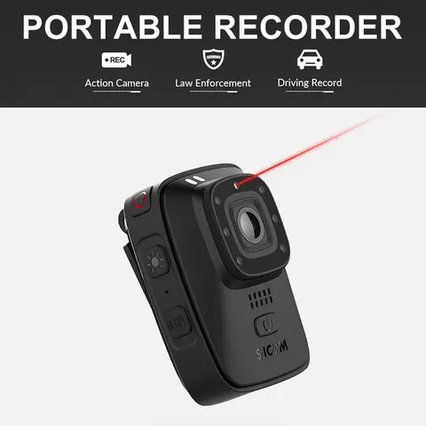 ボディ装着型カメラ 1296P 30FPS 赤外線ナイトビジョンアクションカム防水ウェアラブルビデオレコーダー警察セキュリティアウトドアスポーツ