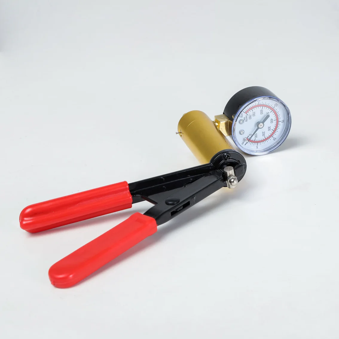 新しいポータブル耐久性のあるアルミニウム真空計車のメンテナンス車のオイル抽出とブレーキ液交換ツール