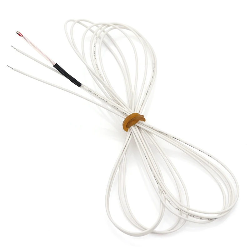 1-10Pcs 100K Ohm NTC 3950K Thermistors Sensors 1M 3D Printers Parts For Reprap Mend Part Temperature