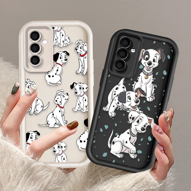 Disney 101 Dalmatians For Redmi Note 13 12 11 10 9 Pro Plus 5G POCO F3 F4 F5 X3 X4 X5 GT Soft Eye Ladder Phone Case