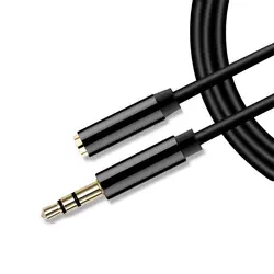 High Quality Stereo 3.5mm Audio Jack Extension Cable Male to Female Headphone Aux Cord 4 Pole Accessories Parts Video Cables