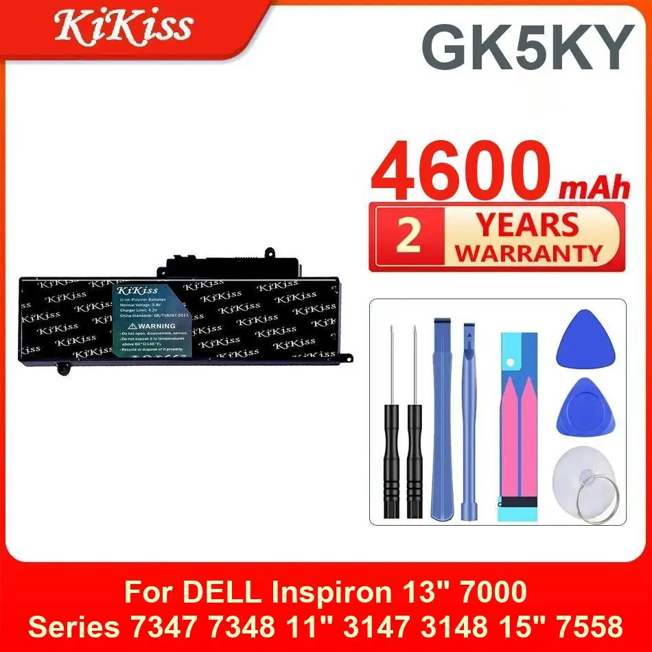 

Battery GK5KY 4600Mah For Dell Inspiron 13" 7000 Series 7347 7348 7352 7353 7359 11" 3147 3148 15" 7558 Laptop