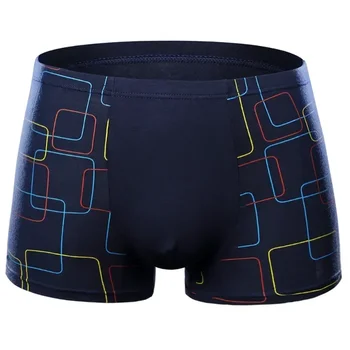 Herren Boxershorts Modale Unterwäsche Sexy Gestreifte Unterhose Atmungsaktive Boxer Bambusfaser Höschen Männliche Unterwäsche L-7XL