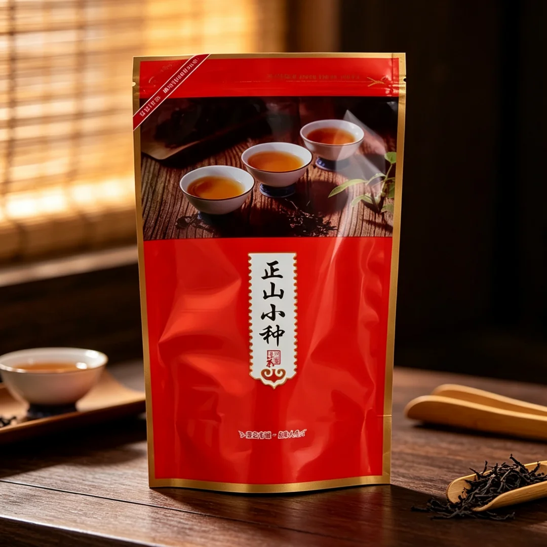 S L M Size China Lapsang Souchong Zipper Bags ZhengShan XiaoZhong Black Oolong Tea Jin Jun Mei Recyclable Sealing No Packing Bag