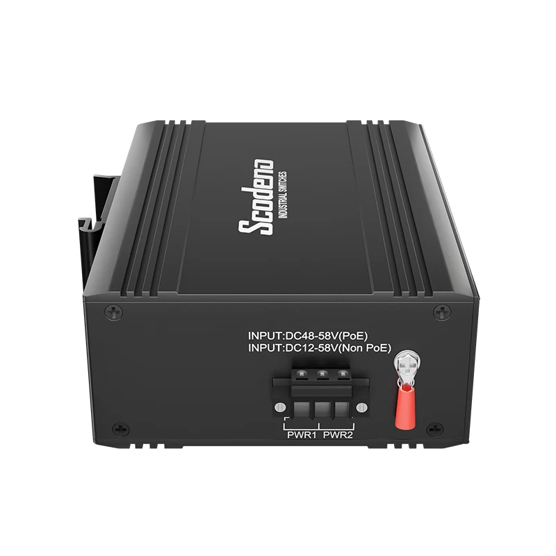 Промышленный 8-портовый гигабитный неуправляемый сетевой коммутатор Ethernet на DIN-рейке