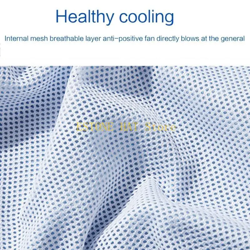 

49MF Women Cooling Fan Vest Sun Air Conditioning Clothes Men Cool Vest