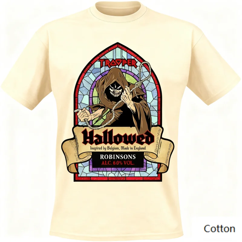 

Iron Maiden Trooper Collab T-Shirt, Cotton Crew Neck Tee, Ideal Gift for Fans of Legendary Heavy Metal & Unique Beers