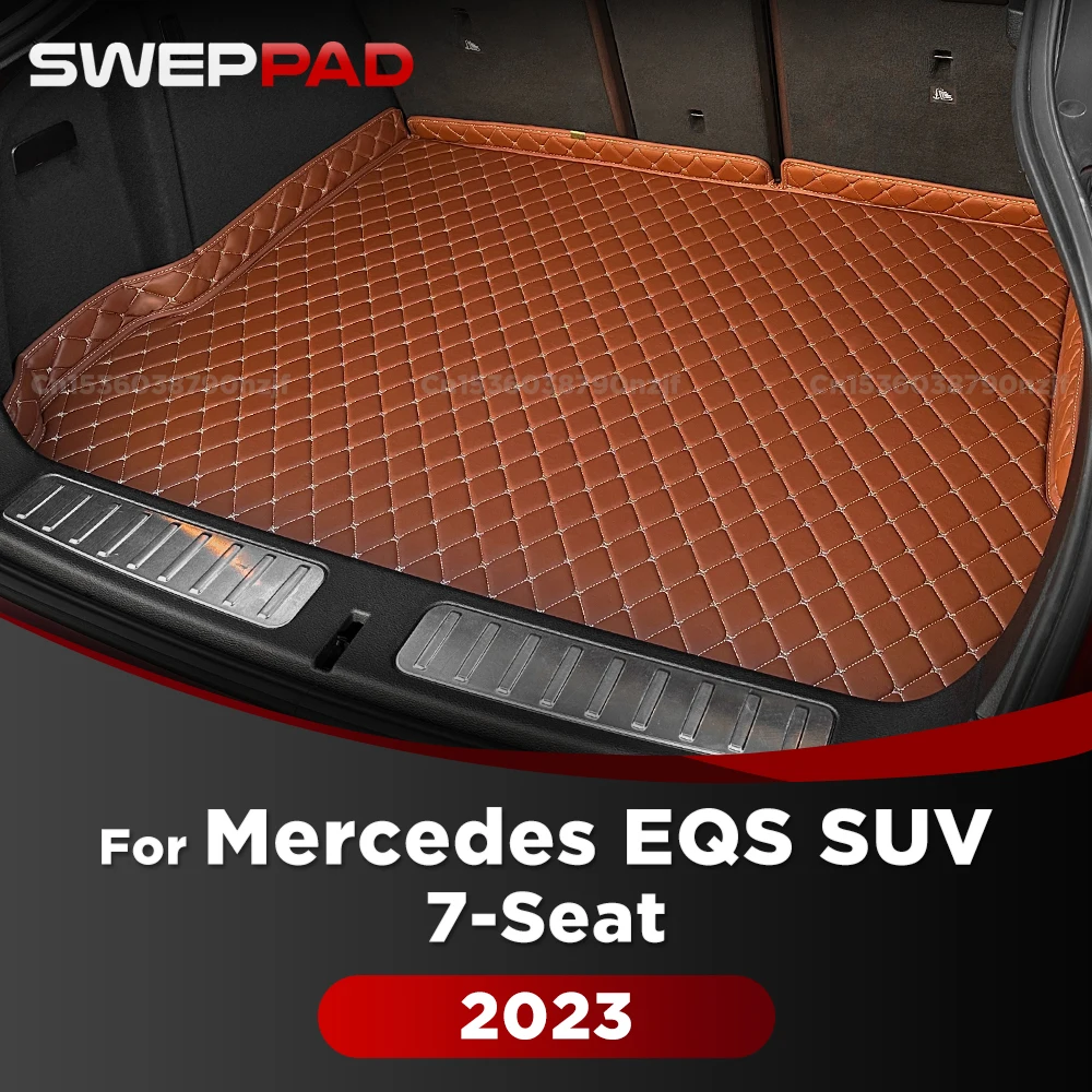 

Для Mercedes Benz EQS SUV 7-местный 2023 3D коврик в багажник автомобиля коврик для багажника аксессуары для интерьера