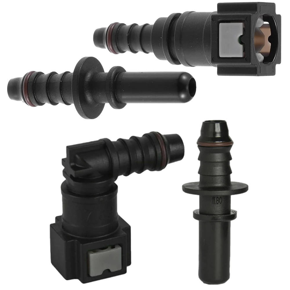 

2 Pcs 5/16(7.89mm)SAE 7.89-ID6 Straight Or 90 Degree Elbow Fuel Line Hose Quick Release Connector High Quality