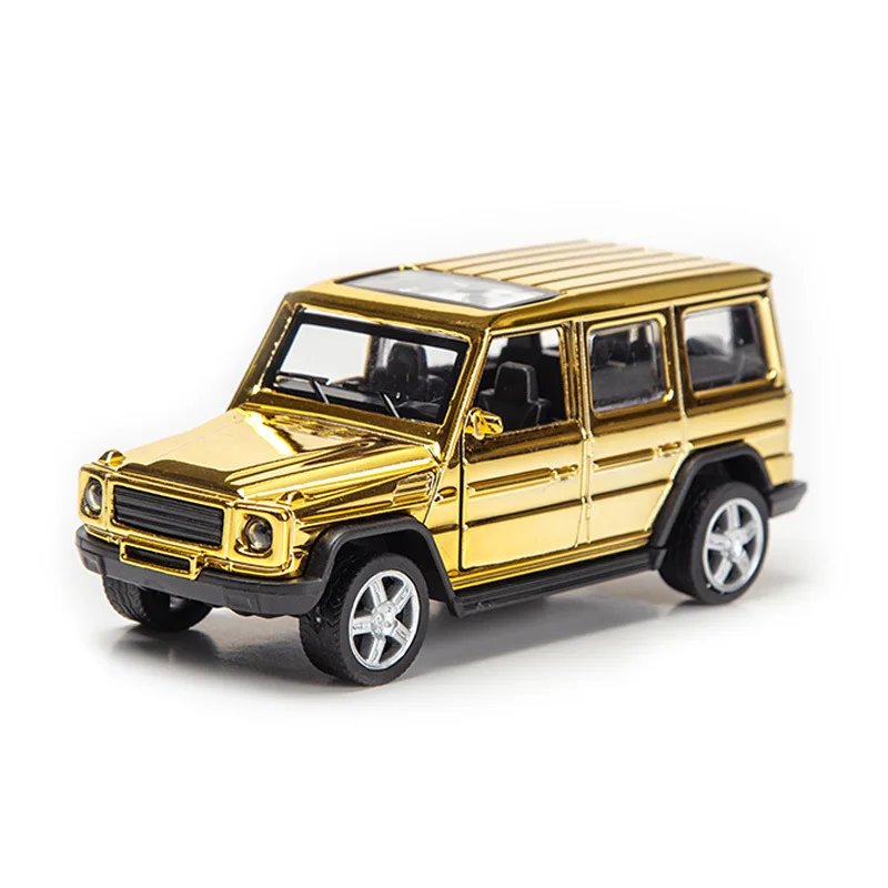 Modelo de aleación de coche de carreras 1:32, modelo de coche dorado extraíble para niño, regalo de cumpleaños, vehículos de juguete de Navidad para niños, regalos para niños