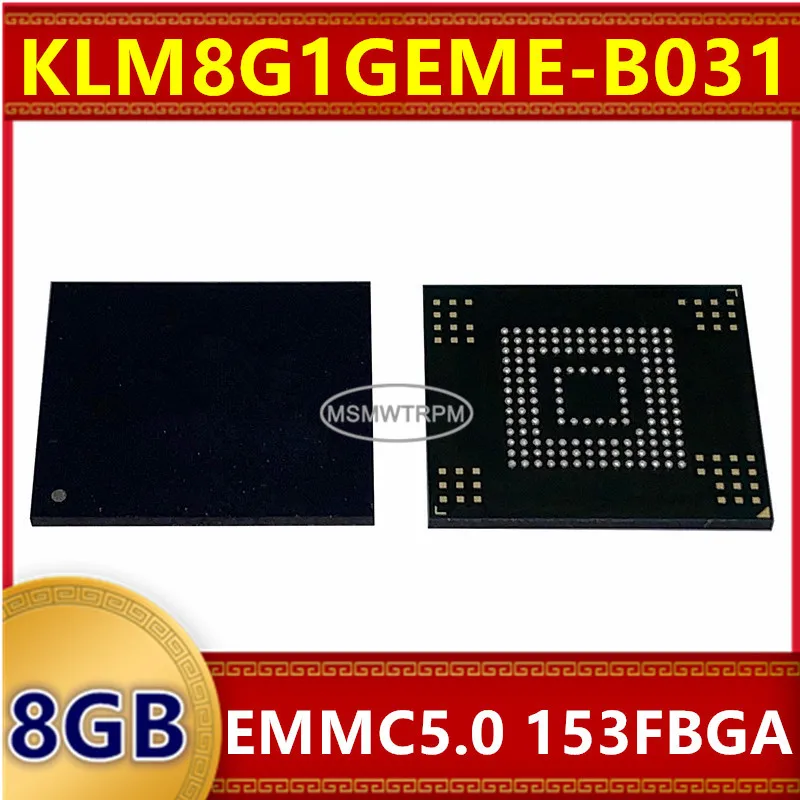 Chip de memoria IC KLM8G1GEME-B031 KLM8G1GEAC-B031 H26M41103HPR 8GB EMMC5.0 153FBGA circuitos integrados nuevo Original en Stock