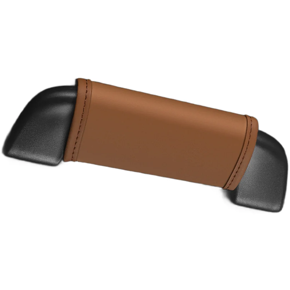 

Car Roof Handle Protective Sleeve Leather Cover Sweat Absorbent Anti Slip Scratch Resistant Designed for Multiple Vehicle Models