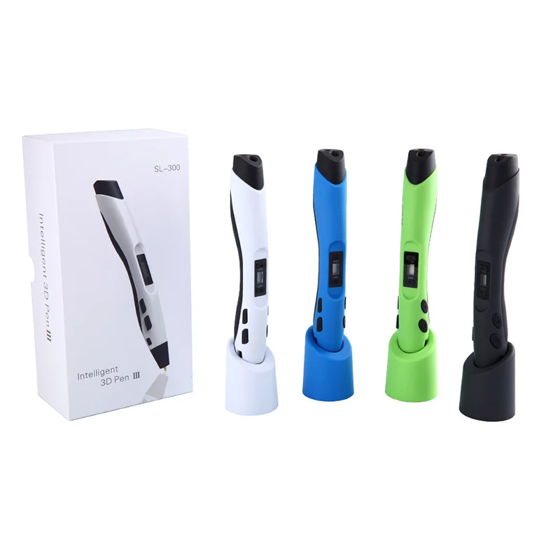 

3D Printing Pen Set 8-Speed Control High Temperature Consumables Children's Stereo Drawing Pen SL-300