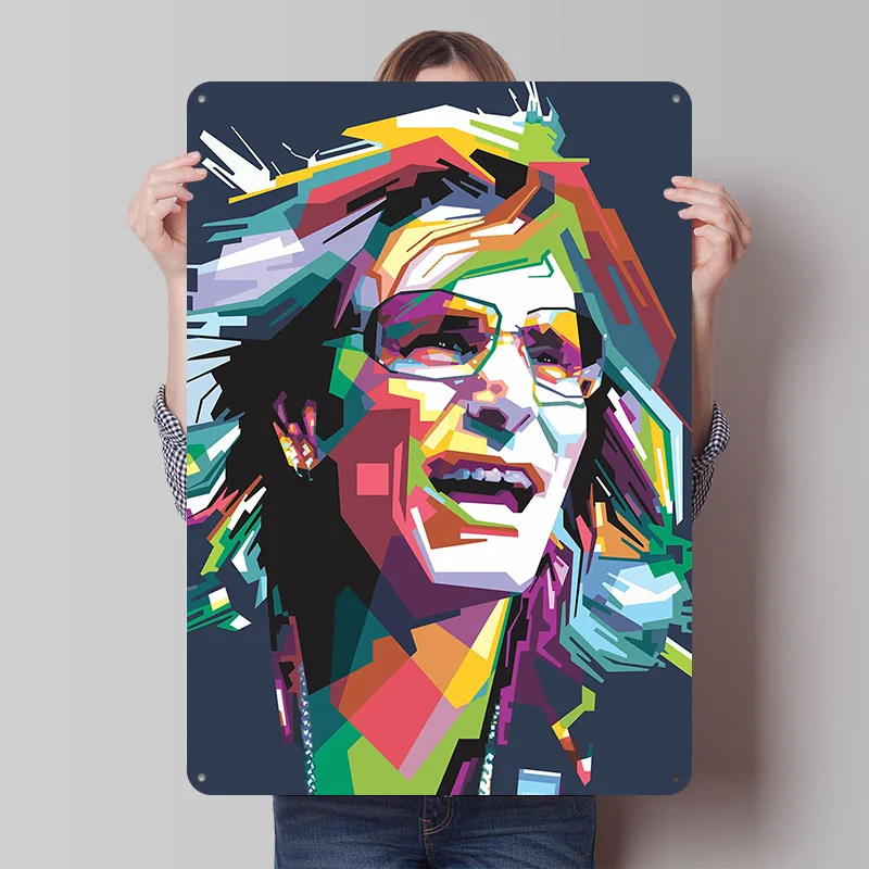 Steve Vai Metal Poster Custom Wall Art Retro Vintage Tinplate Signs for Man Cave Room Decoration Home Decor Items Coffee Bar