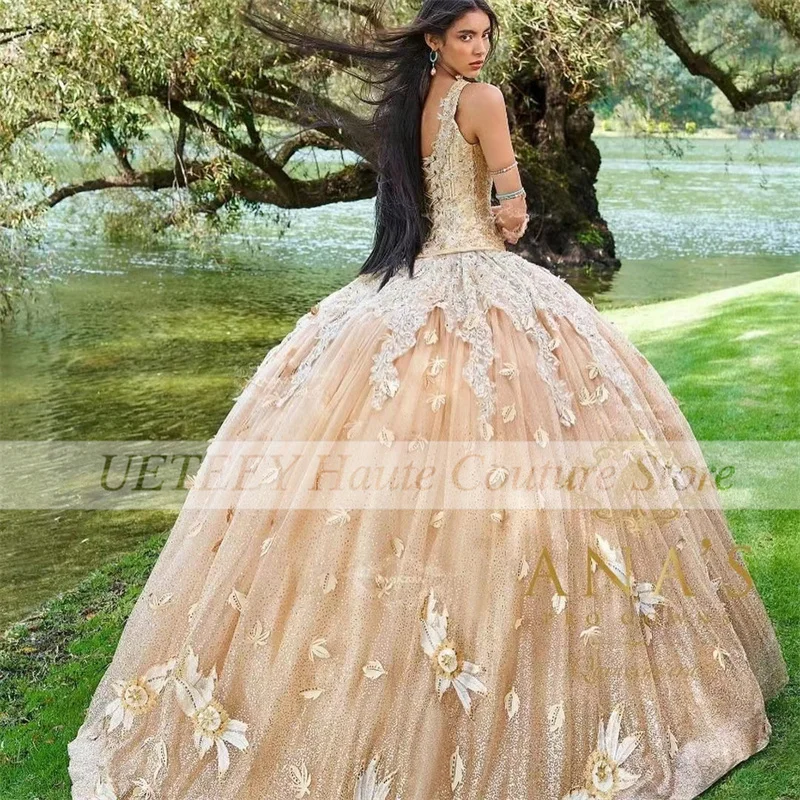 Customized New Formal Quinceanera Dresses Beading Appliques Sequin One-Shoulder Ball Gowns Prom Dress Vestidos dDe15 Años