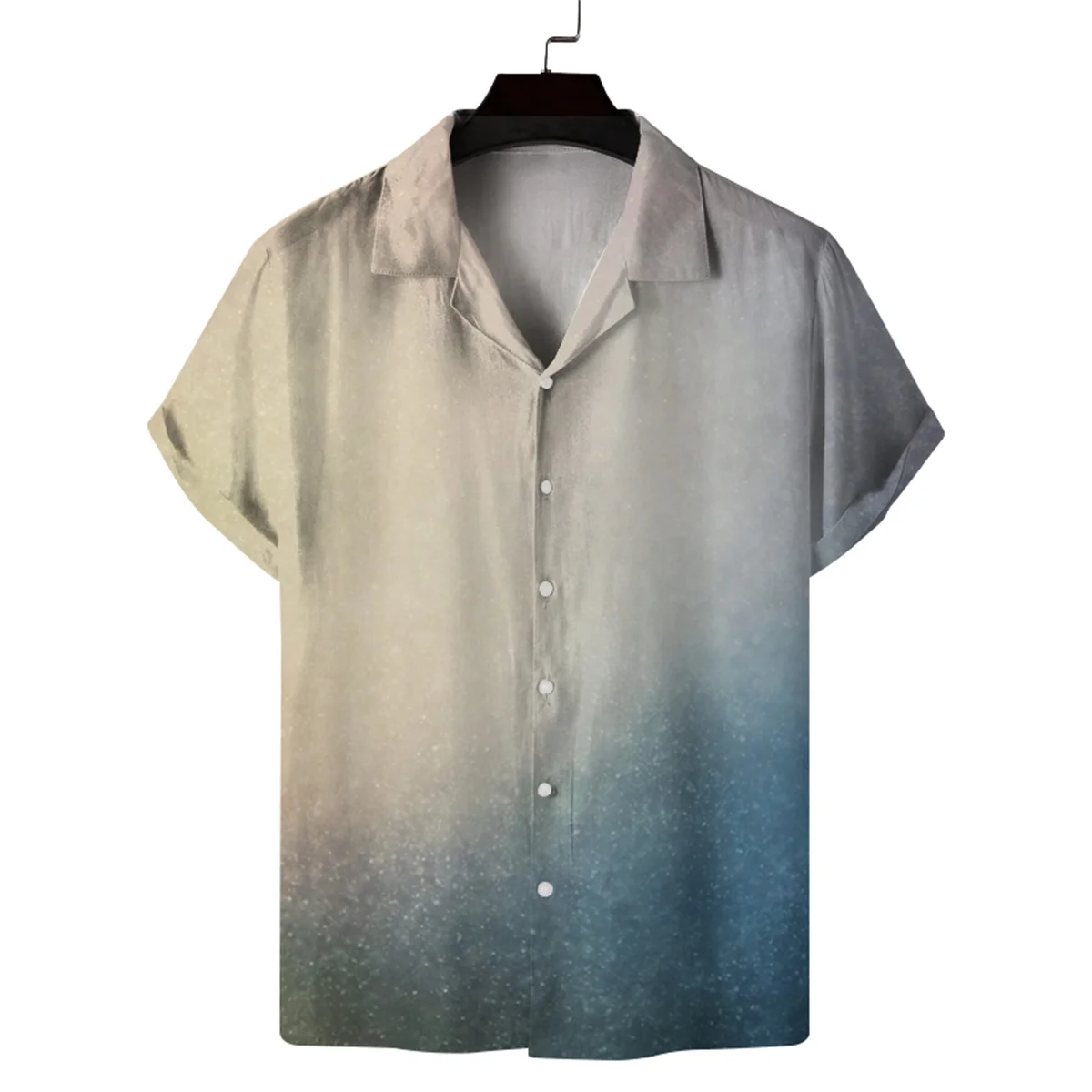 

Мужская летняя гавайская повседневная персонализированная рубашка с короткими рукавами, мужская модная пляжная рубашка с кубинским воротником и принтом