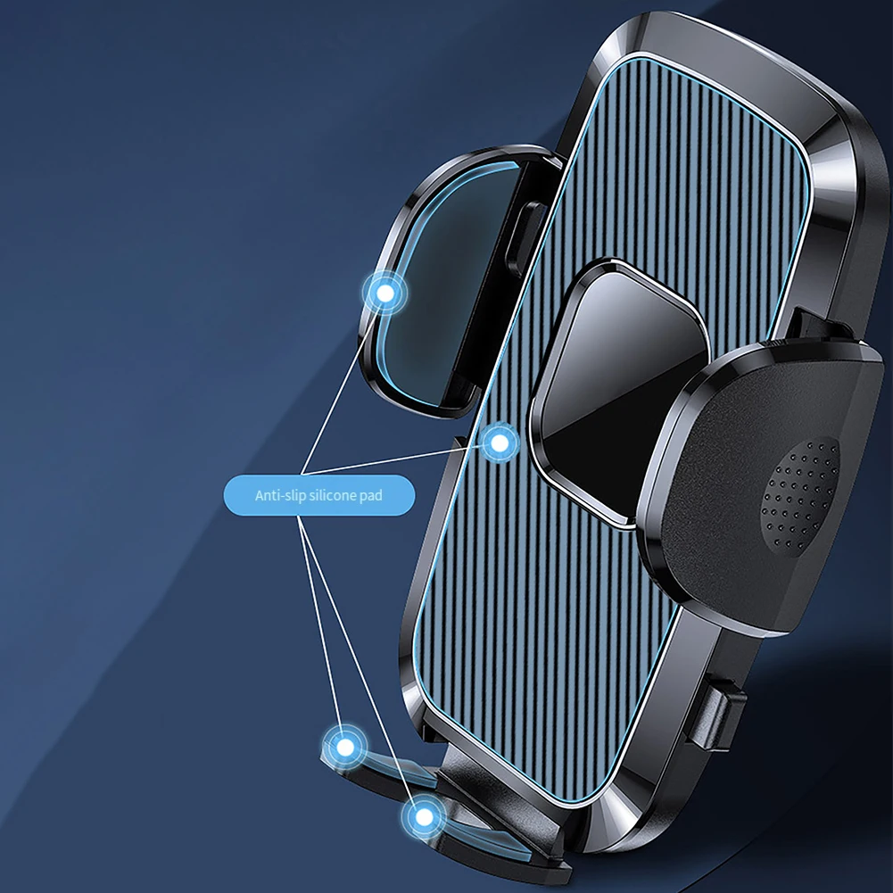 Flexible Holder Car Phone Holder 360 Degrees Rotation Easy Adjustment Non-slip Rubber 360 Degree Rotation Phone Holder