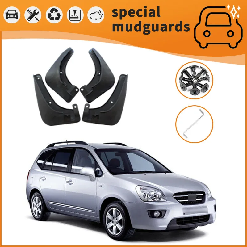 

For the 07-15 Kia New Carens Mudguards Fender Mudflaps Front Rear Flares Splash Guards Cover Car Accessorie