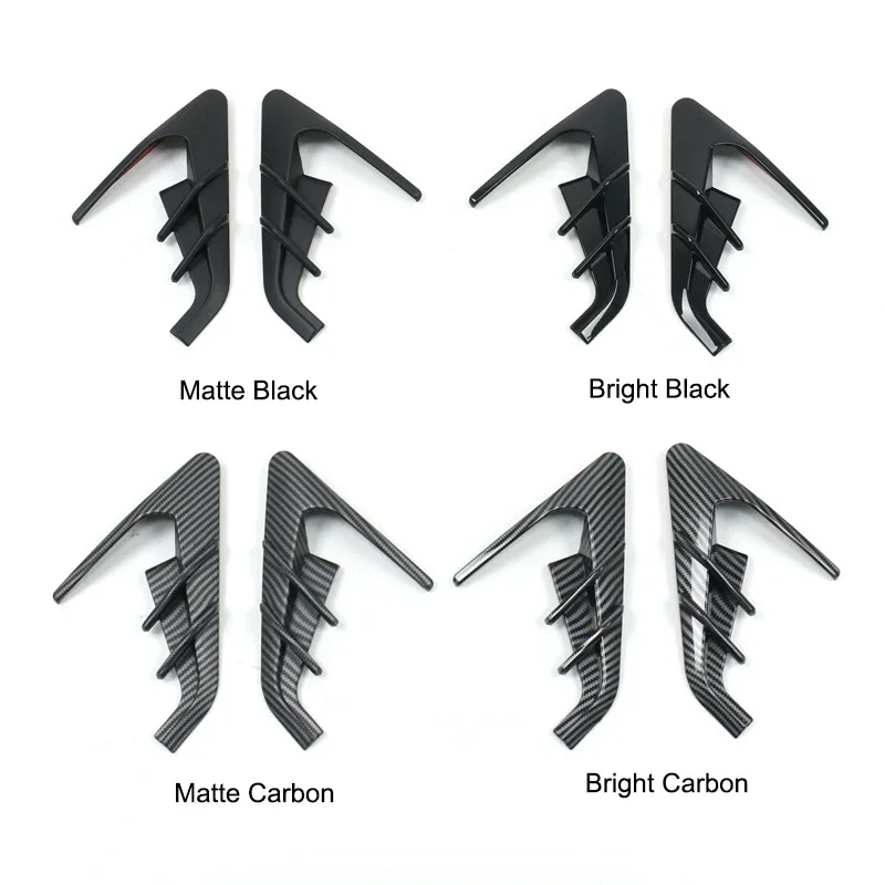 for Tesla Model 3 Highland 2024 Side Camera Protector Cover Leaf Board Tdhunder Model Y 2025 Decor Modified Exterior Accessories