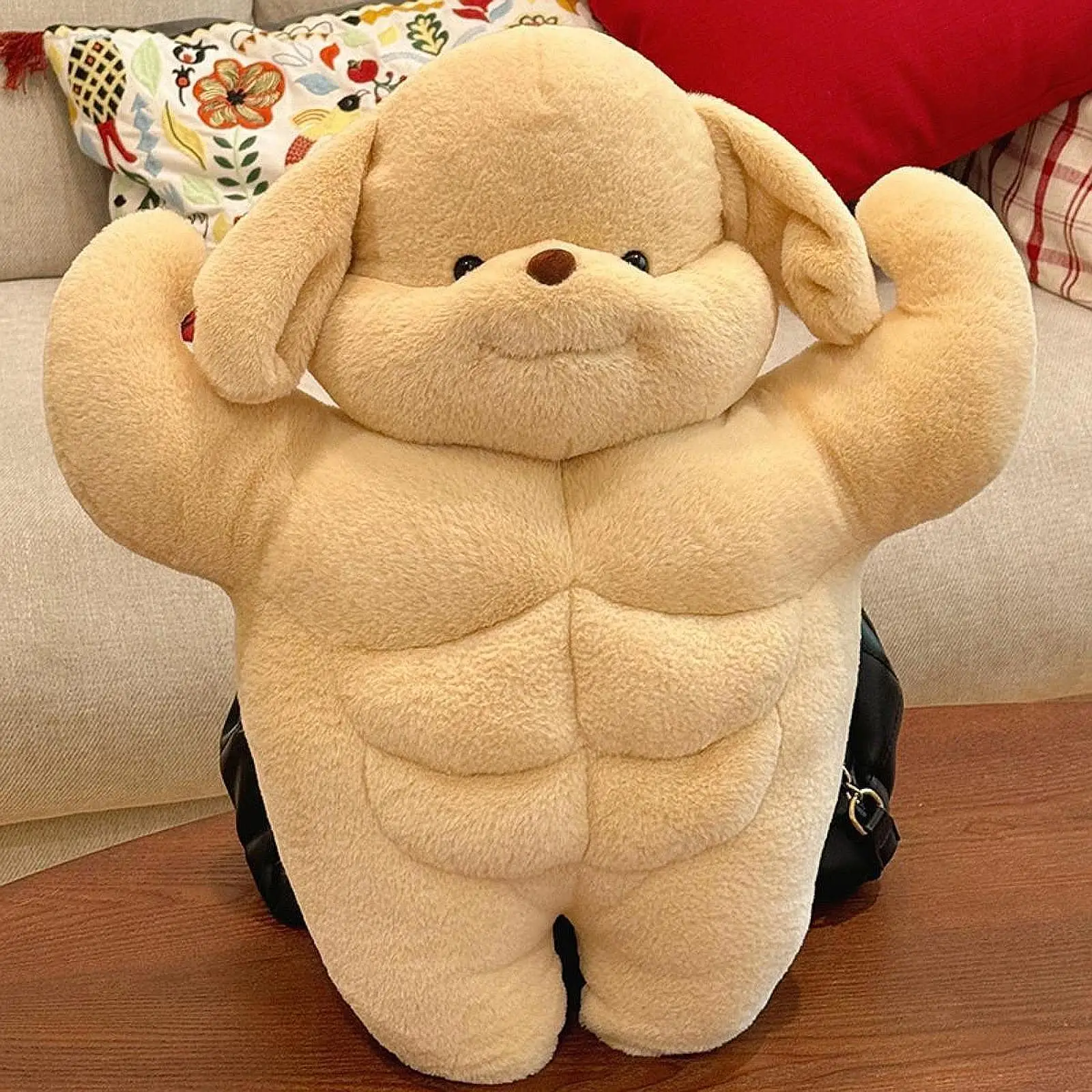 Muscle Dog Plush Toy Stuffed Doll Adults Gift Decorative Lovely 19.69 inch Plush