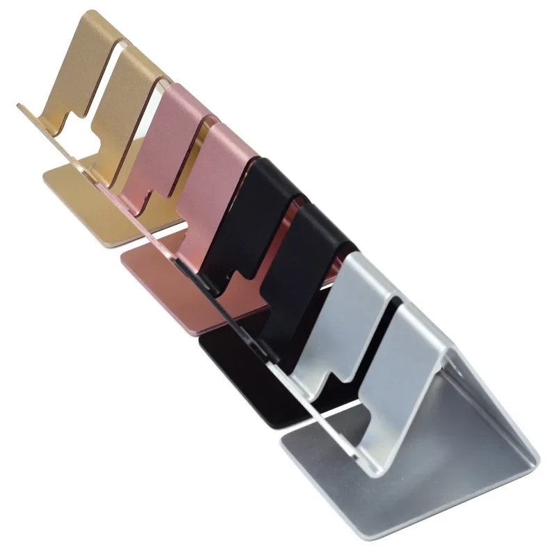 1pc Universal Metal Phone Holder Moblie Phone Support For IPhone Tablet Holder Desk Cell Phone Holder Stand