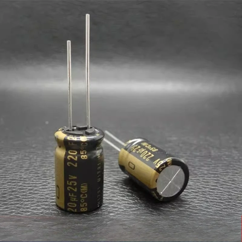 for Nichicon for MUSE KZ 220uF 25v Imported Audiophile Electrolytic Capacitor 20pcs