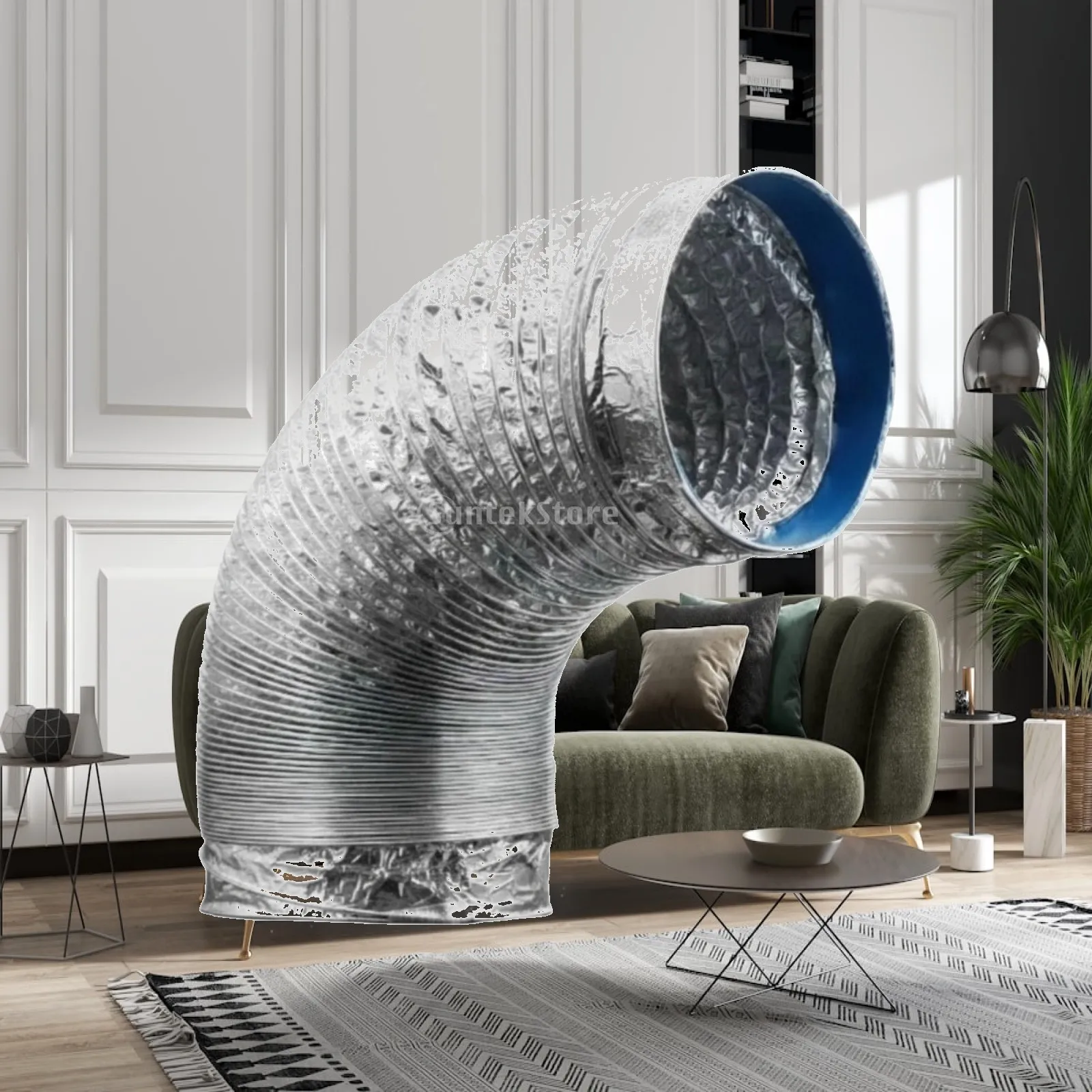 Attractive Home Appliance Part Dryer Vent Connector Kit Shiny Finish