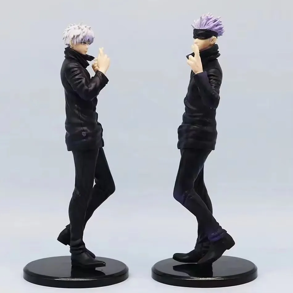 Nouveau 21CM Anime Jujutsu Kaisen Satoru Gojo Figure tête Interchangeable modèle jouet cadeau Collection Itadori Yuji figurine PVC