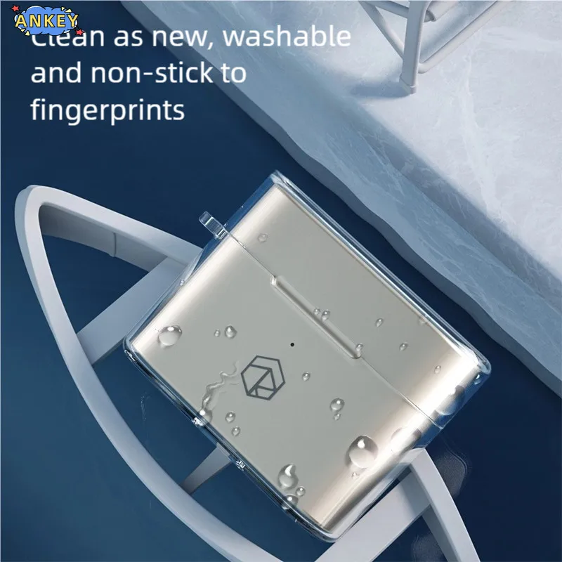 for ROSESELSA Earfree i5 Case Protective Transparent Clear TPU Covers Bluetooth Earphone Shell Portable