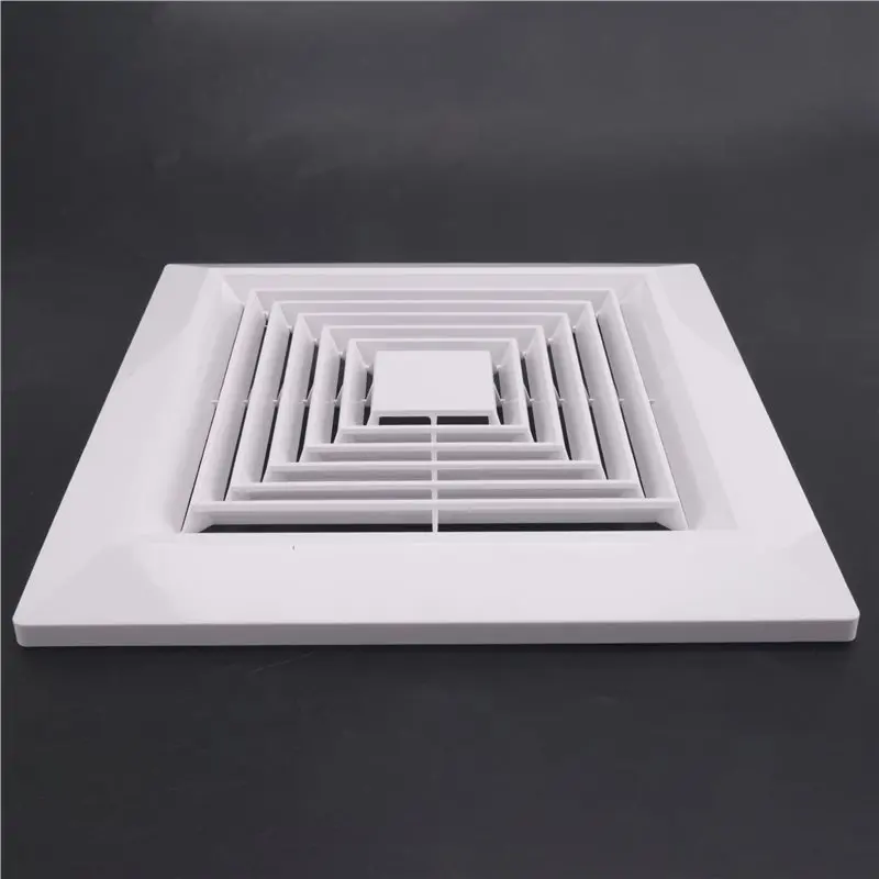 B84B-Bathroom Exhaust Fan Cover With Springs Replacement Parts For Square Ceiling Or Wall-Mount Exhaust Fan, Bathroom