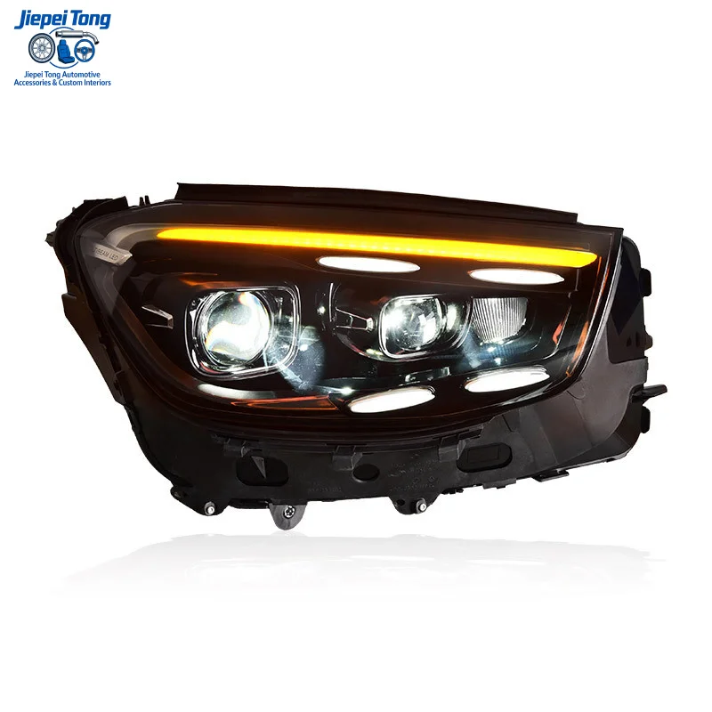 

Фара в сборе для Mercedes-Benz GLC 2020-2022 W253, модифицированная, обновленная, новая модель GLE, с высокой яркостью и LED-линзой