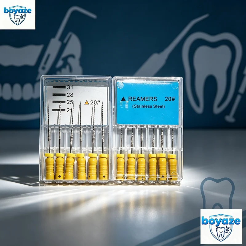 10Box Endodoncia Endo REAMERS Dental Dentistry Dental Instruments Endodont Dental Stainless Root Canal Hand Durable Easyinsmile view 3