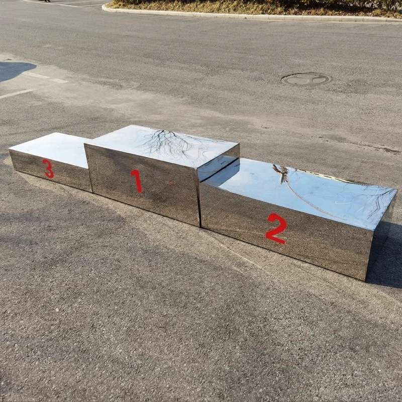 Stainless steel competition podium, podium, prize stand, steel, competition track and field equipment