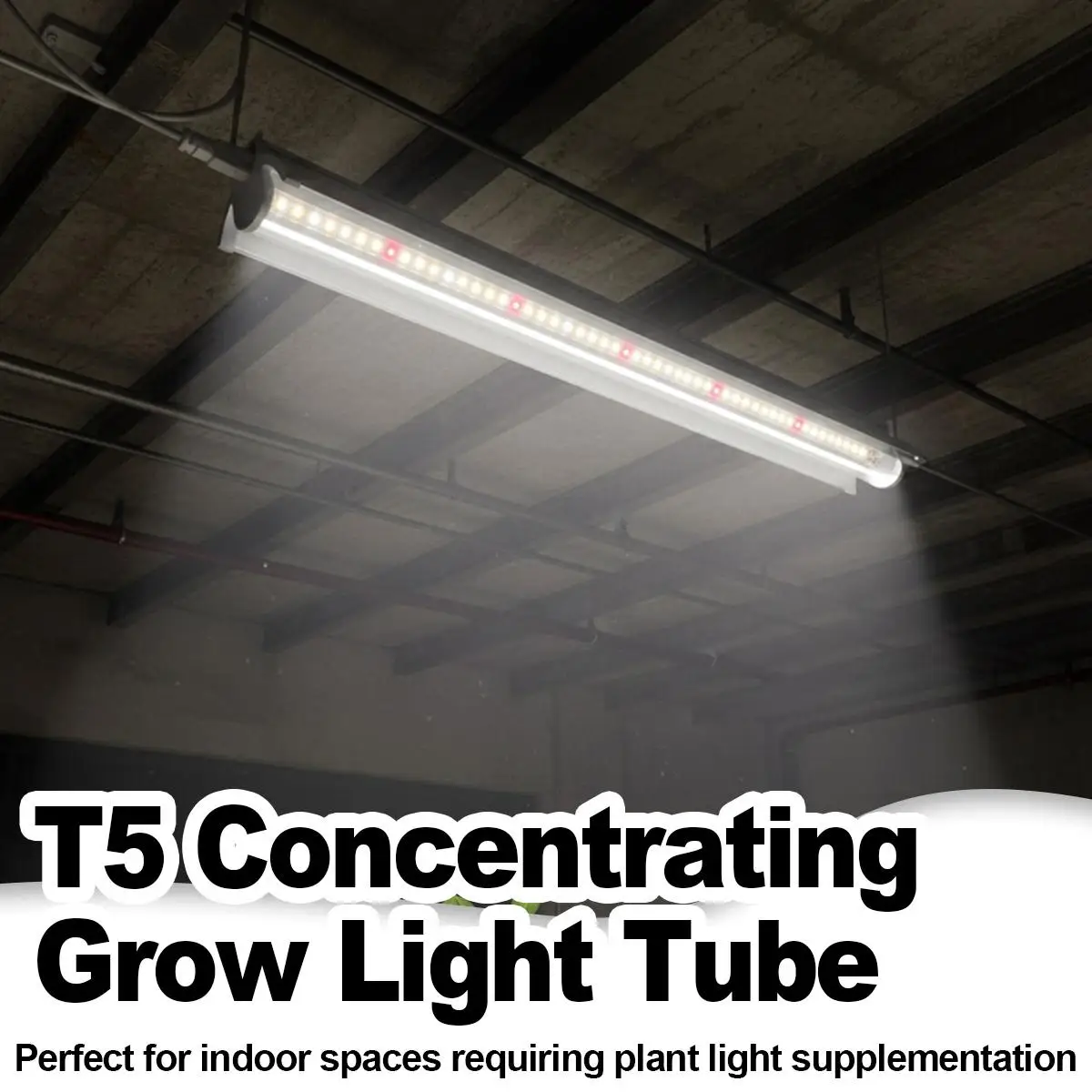 T5 Grow Light Full Spectrum LED Tube High PPFD for Indoor Plants Hydroponic Greenhouse Vegetable Seedlings Phyto Lamp Aluminum