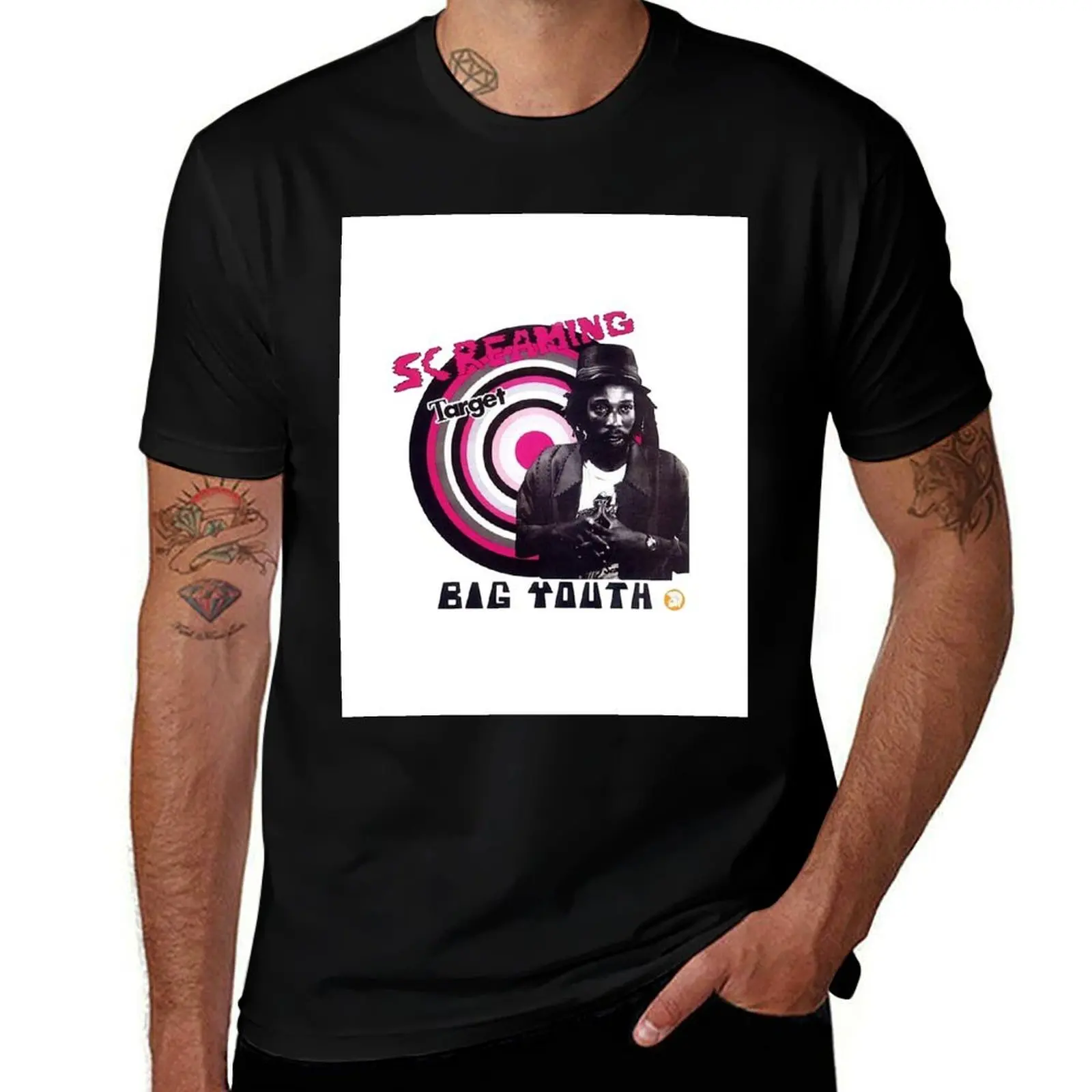 Big Youth - Screaming Target T-Shirt Work Outdoor Short Sleeve Tee T-Shirt