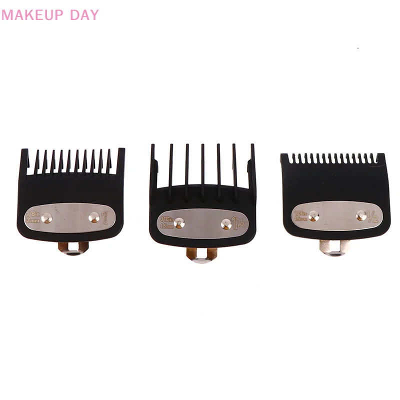 Men's Hair Clipper Limit Comb, Salon Barber, Guia de corte, Acessórios de substituição, Cabeleireiro, 2 pcs, 3pcs