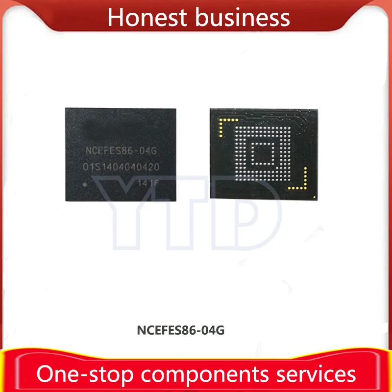 NCEFES86-04G 100% Working 100% Quality EMMC BGA153 4G Chip Mobile Phone Hard Disk Memory Computer Storage NCEFES86 4GB
